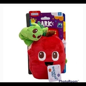 BARK Apple Plush Teacher's Pet Skool Drools! Dog Toy